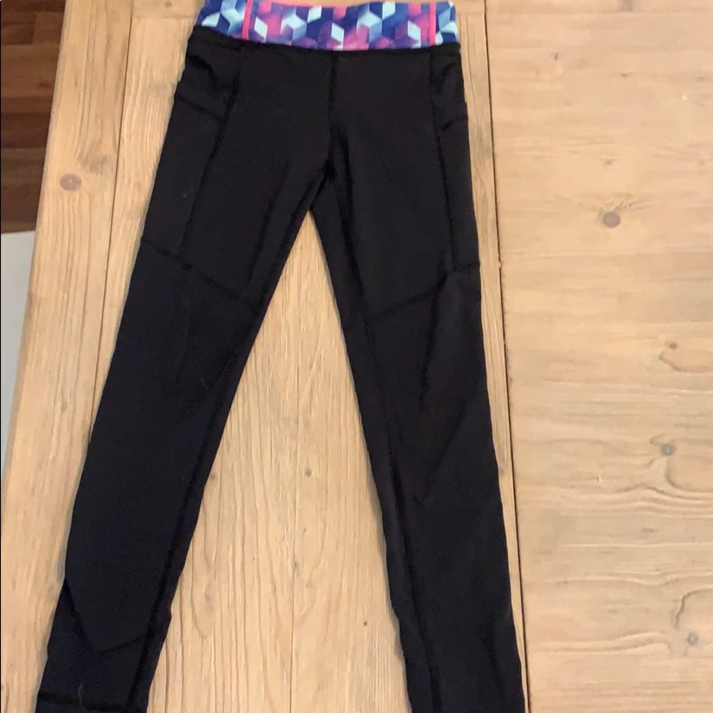 Lululemon Kids Black Yoga Pants